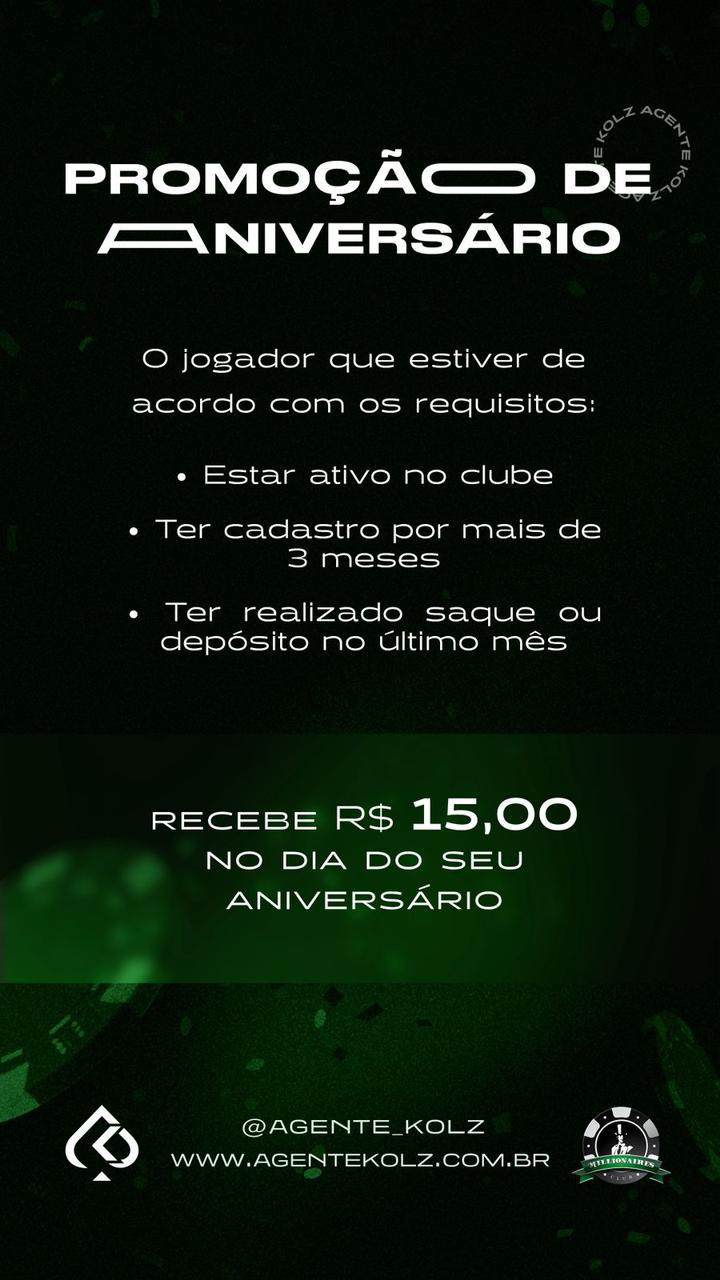 Promoção de Aniversariante